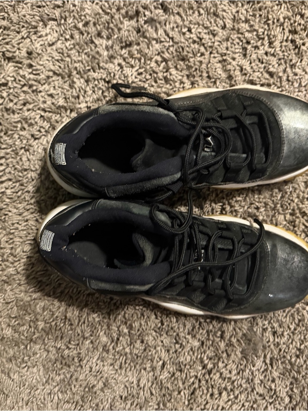 Jordan Kids Black and White Dress Shoes